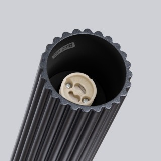 Plafonnier KARBON 10 noir