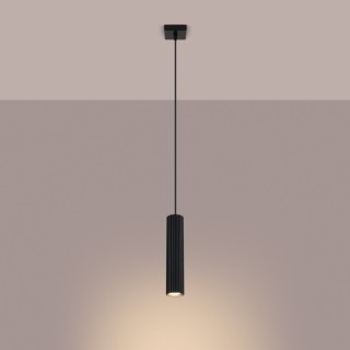 Lampe suspendue KARBON 1 noir