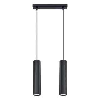 Lampe suspendue KARBON 2 noir