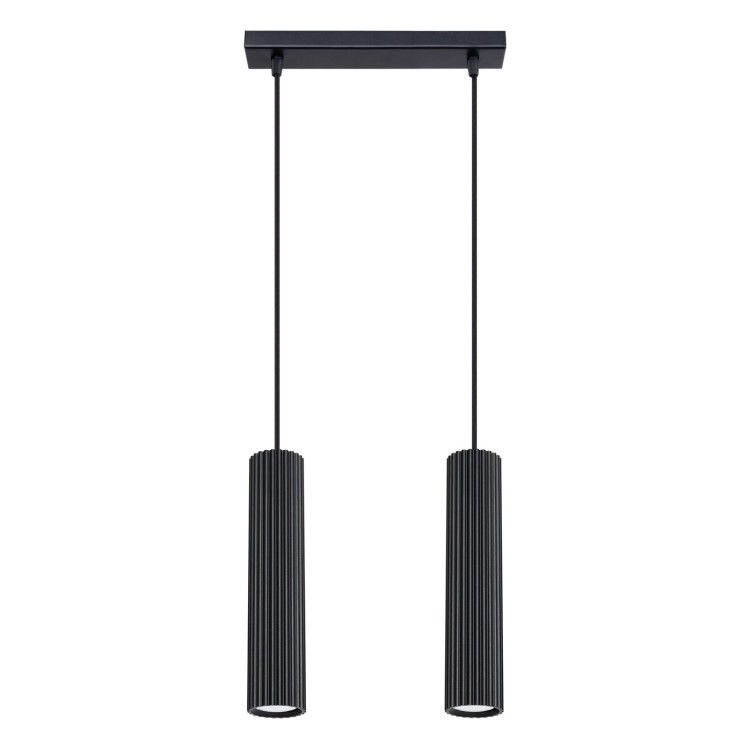 Lampe suspendue KARBON 2 noir