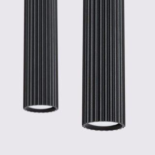 Lampe suspendue KARBON 2 noir