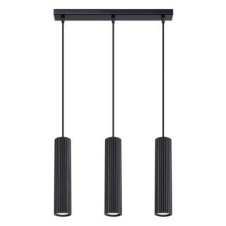 Lampe suspendue KARBON 3L noir