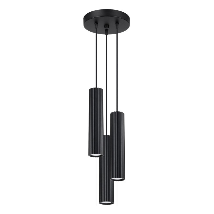 Lampe suspendue KARBON 3P noir