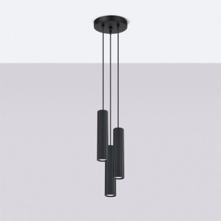 Lampe suspendue KARBON 3P noir