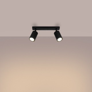 Plafonnier KARBON 2 noir