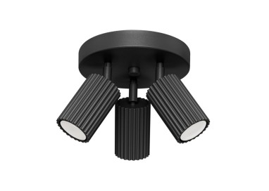Plafonnier KARBON 3P noir