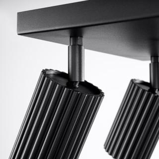 Plafonnier KARBON 4 noir