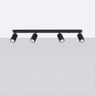 Plafonnier KARBON 4L noir