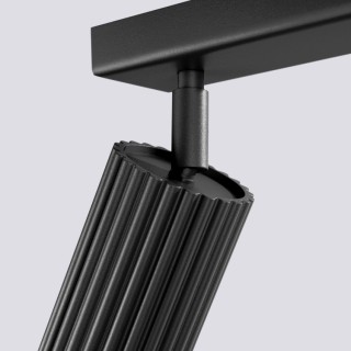 Plafonnier KARBON 4L noir