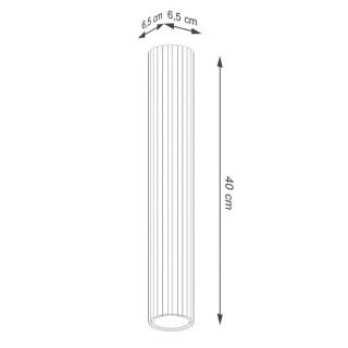 Plafonnier KARBON 40 beige