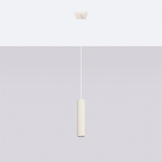 Lampe suspendue KARBON 1 beige