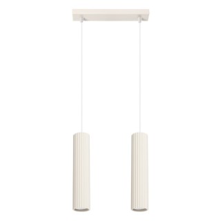 Lampe suspendue KARBON 2 beige