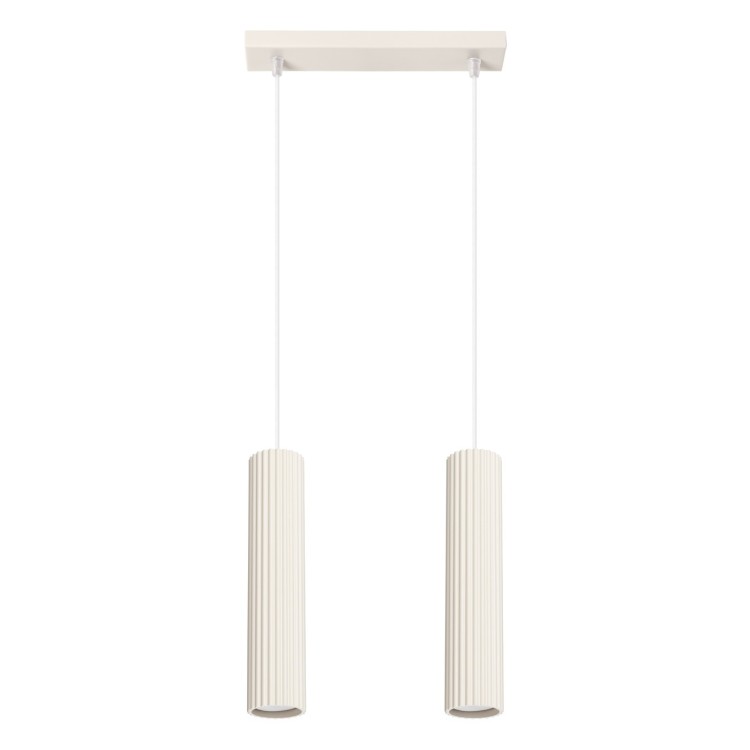 Lampe suspendue KARBON 2 beige