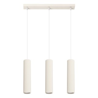 Lampe suspendue KARBON 3L beige