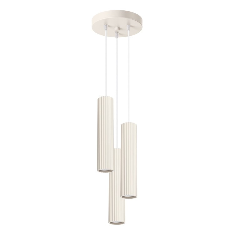 Lampe suspendue KARBON 3P beige