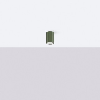 Plafonnier KARBON 10 vert olive