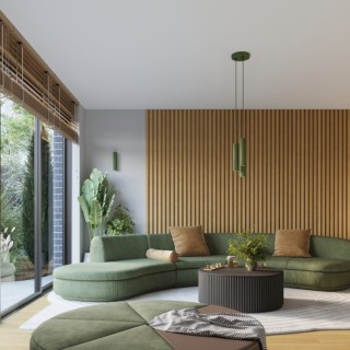 Applique KARBON 30 vert olive