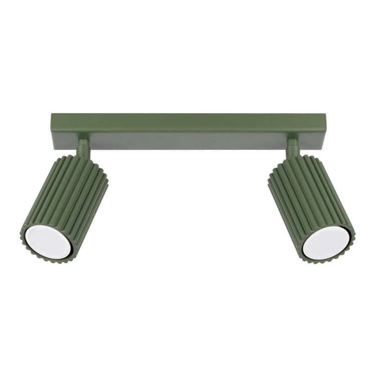 Plafonnier KARBON 2 vert olive