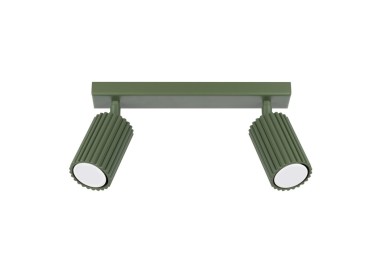 Plafonnier KARBON 2 vert olive