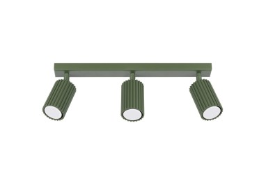 Plafonnier KARBON 3L vert olive