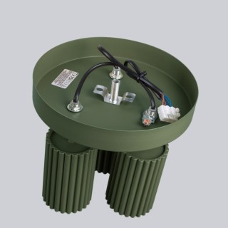 Plafonnier KARBON 3P vert olive