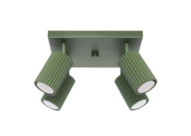 Plafonnier KARBON 4 vert olive