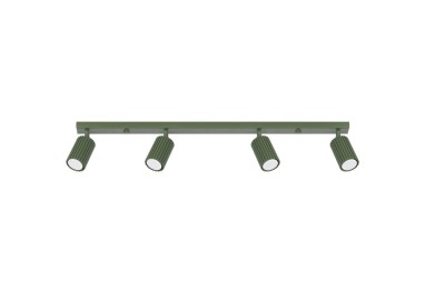 Plafonnier KARBON 4L vert olive
