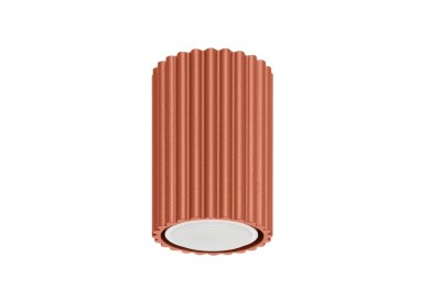 Plafonnier KARBON 10 rouge ocre