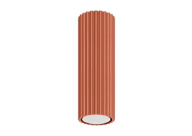 Plafonnier KARBON 20 rouge ocre