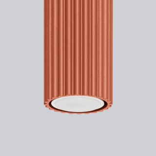 Plafonnier KARBON 20 rouge ocre