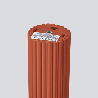 Plafonnier KARBON 20 rouge ocre