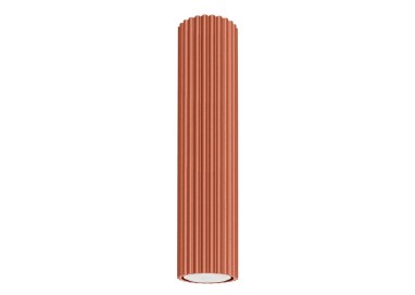 Plafonnier KARBON 30 rouge ocre