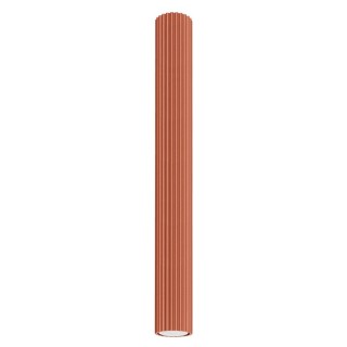 Plafonnier KARBON 60 rouge ocre