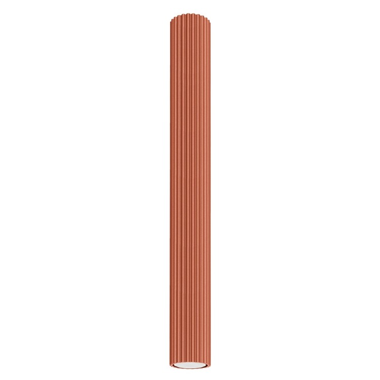 Plafonnier KARBON 60 rouge ocre