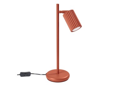 Lampe à poser KARBON rouge ocre