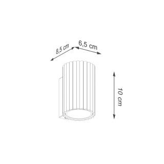 Applique KARBON 10 blanc
