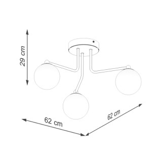 Lustre ASTRAL 3 blanc