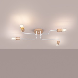 Lustre TIMBO 4 blanc