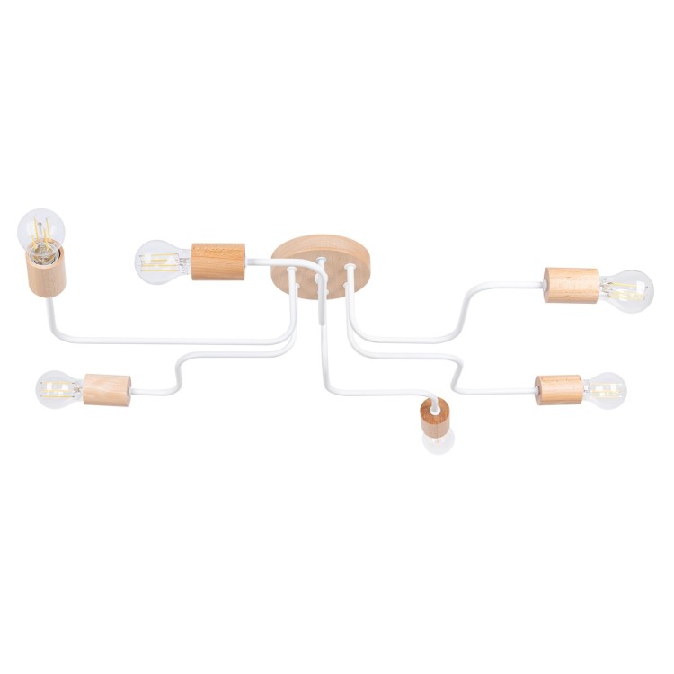 Lustre TIMBO 6 blanc