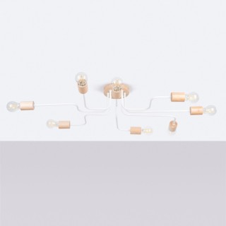 Lustre TIMBO 8 blanc