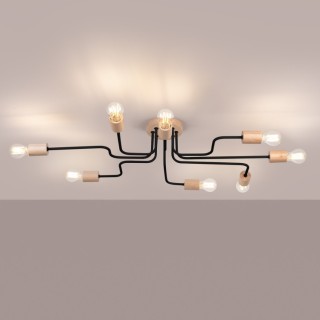Lustre TIMBO 8 noir
