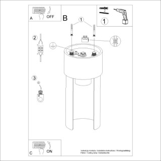 Plafonnier FLASH blanc