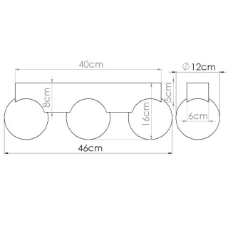 Plafonnier BULBO 3 bois naturel