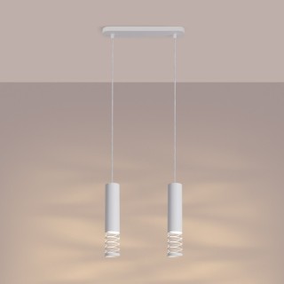 Lampe suspendue LAMI 2 blanc