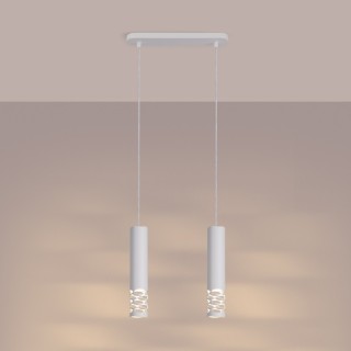 Lampe suspendue LIRO 2 blanc