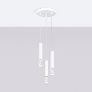Lampe suspendue LIRO 3P blanc