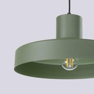 Lampe suspendue BILO vert olive