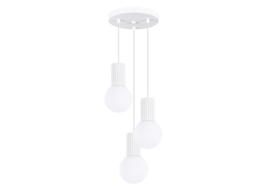 Lampe suspendue HALO 3P blanc