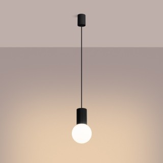 Lampe suspendue HALO 1 noir