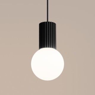 Lampe suspendue HALO 1 noir